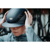 Pikeur Reithelm AirLuxe Pure Langer Schirm Midnight Blue Pikeur Reithelm AirLuxe Pure Langer Schirm Midnight Blue