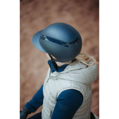 Pikeur Reithelm AirLuxe Pure Langer Schirm Midnight Blue Pikeur Reithelm AirLuxe Pure Langer Schirm Midnight Blue