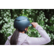 Pikeur Reithelm AirLuxe Pure Langer Schirm Midnight Blue Pikeur Reithelm AirLuxe Pure Langer Schirm Midnight Blue