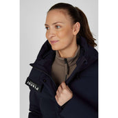Pikeur Lange Jacke Quilted Raincoat Athleisure AW26 Nightblue Pikeur Lange Jacke Quilted Raincoat Athleisure AW26 Nightblue