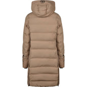 Pikeur Lange Jacke Quilted Raincoat Athleisure AW26 Mocha Cream Pikeur Lange Jacke Quilted Raincoat Athleisure AW26 Mocha Cream