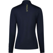 Pikeur Shirt Zip Athleisure AW26 Lange Ärmel Navy Blue Pikeur Shirt Zip Athleisure AW26 Lange Ärmel Navy Blue