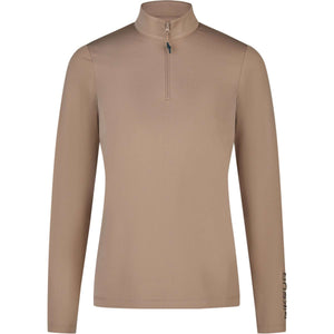 Pikeur Shirt Zip Athleisure AW26 Lange Ärmel Mocha Cream Pikeur Shirt Zip Athleisure AW26 Lange Ärmel Mocha Cream