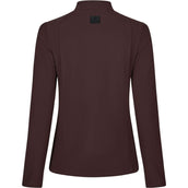 Pikeur Shirt Zip Rip Selection AW26 Lange Ärmel Schokoladen Braun Pikeur Shirt Zip Rip Selection AW26 Lange Ärmel Schokoladen Braun