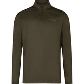 Pikeur Shirt Zip Athleisure AW26 Herren Olivgrün Pikeur Shirt Zip Athleisure AW26 Herren Olivgrün