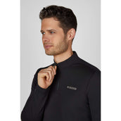 Pikeur Shirt Zip Athleisure AW26 Herren Schwarz Pikeur Shirt Zip Athleisure AW26 Herren Schwarz