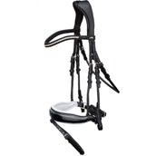 Schockemöhle Trense Premium sports Malibu Schwarz/Patent/Wihite/Silber Schockemöhle Trense Premium sports Malibu Schwarz/Patent/Wihite/Silber