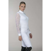Schockemöhle Turniershirt SPAlicia Lange mouwen Optical White Schockemöhle Turniershirt SPAlicia Lange mouwen Optical White