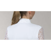 Schockemöhle Turniershirt SPAlicia Lange mouwen Optical White Schockemöhle Turniershirt SPAlicia Lange mouwen Optical White