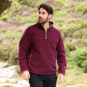 Aubrion by Shires Pullover Original Fleece Herren Maroon Aubrion by Shires Pullover Original Fleece Herren Maroon