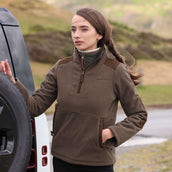 Aubrion by Shires Pullover Heritage Fleece Dunkelolive Aubrion by Shires Pullover Heritage Fleece Dunkelolive