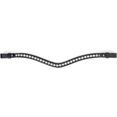 Velociti by Shires Stirnriemen GARA Iridescent Diamante Schwarz Velociti by Shires Stirnriemen GARA Iridescent Diamante Schwarz
