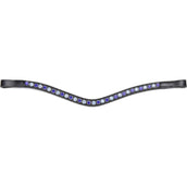 Velociti by Shires Stirnriemen GARA Blue Diamante Schwarz Velociti by Shires Stirnriemen GARA Blue Diamante Schwarz