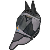 FlyGuard by Shires Fliegenmaske Pro Fine Mesh mit Ohren und Nase Jet FlyGuard by Shires Fliegenmaske Pro Fine Mesh mit Ohren und Nase Jet
