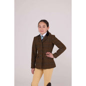 Aubrion by Shires Turnierjacket Saratoga Kinder Eichenbraun Check Aubrion by Shires Turnierjacket Saratoga Kinder Eichenbraun Check
