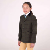 Aubrion by Shires Turnierjacket Saratoga Kinder Spruce Grün Check Aubrion by Shires Turnierjacket Saratoga Kinder Spruce Grün Check