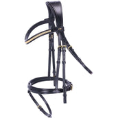 Schockemöhle Zaum Monza C Schwarz/Gold Schockemöhle Zaum Monza C Schwarz/Gold