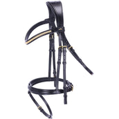Schockemöhle Zaum Monza C Schwarz/Gold Schockemöhle Zaum Monza C Schwarz/Gold