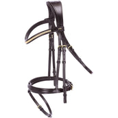 Schockemöhle Zaum Monza C Dunkelbraun/Gold Schockemöhle Zaum Monza C Dunkelbraun/Gold