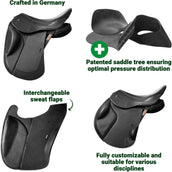 Stübben Springsattel REVsport Schwarz Stübben Springsattel REVsport Schwarz