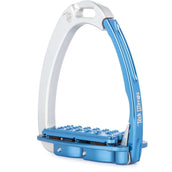 Tech Stirrups Steigbügel Venice Plus EVO Silber/Blau Tech Stirrups Steigbügel Venice Plus EVO Silber/Blau