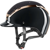 Uvex Reithelm Exxeed Glow Schwarz/Rosa Uvex Reithelm Exxeed Glow Schwarz/Rosa