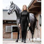 ELT Reithose Oktavia Curved Taille haute Schwarz ELT Reithose Oktavia Curved Taille haute Schwarz