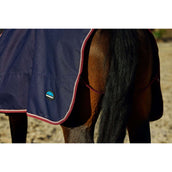 WeatherBeeta Ausreitdecke Essential Fleece Lined Quarter Sheet Navy/Burgundy WeatherBeeta Ausreitdecke Essential Fleece Lined Quarter Sheet Navy/Burgundy