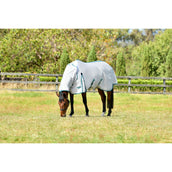 WeatherBeeta Fliegendecke ComFiTec Zephyr Plus Mesh Combo Neck Silver/Teal Green/Stone WeatherBeeta Fliegendecke ComFiTec Zephyr Plus Mesh Combo Neck Silver/Teal Green/Stone