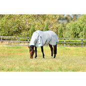 WeatherBeeta Fliegendecke ComFiTec Zephyr Plus Mesh Combo Neck Silver/Teal Green/Stone WeatherBeeta Fliegendecke ComFiTec Zephyr Plus Mesh Combo Neck Silver/Teal Green/Stone