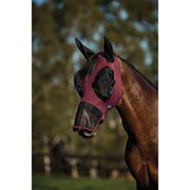 WeatherBeeta Fliegenmaske ComFiTec Luxe Stretch mit Ohren und Nase Burgundy/schwarz WeatherBeeta Fliegenmaske ComFiTec Luxe Stretch mit Ohren und Nase Burgundy/schwarz