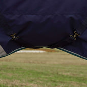 WeatherBeeta ComFiTec Plus Dynamic Turnout High Neck 0g Navy/Forest Green WeatherBeeta ComFiTec Plus Dynamic Turnout High Neck 0g Navy/Forest Green