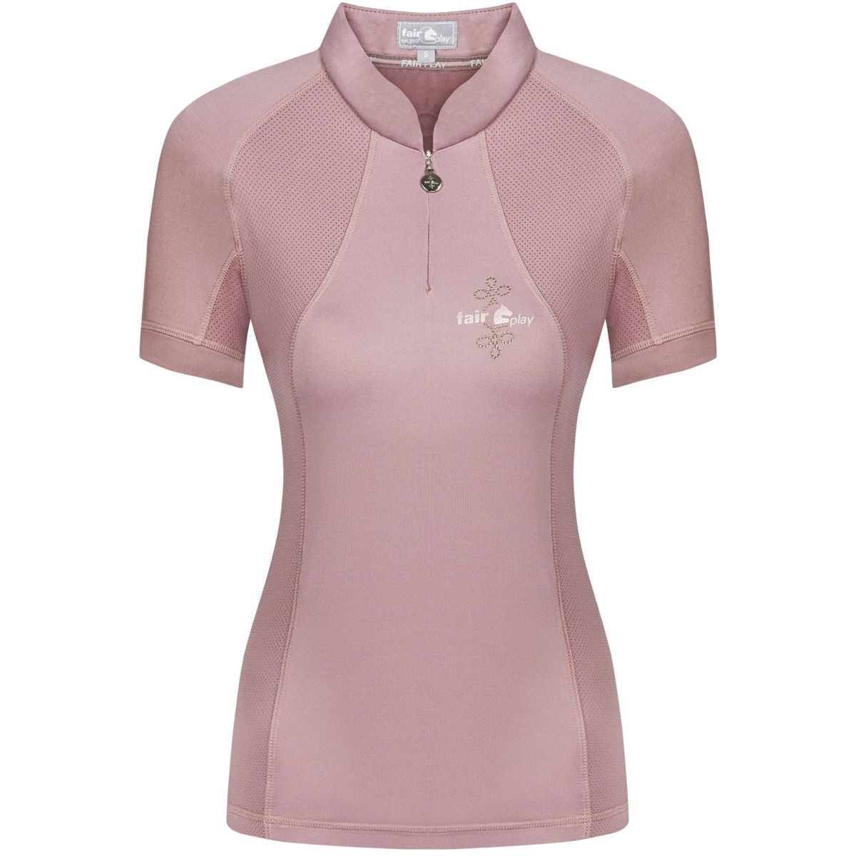 Fair Play Shirt Paula Kurze Ärmel Dusty Pink