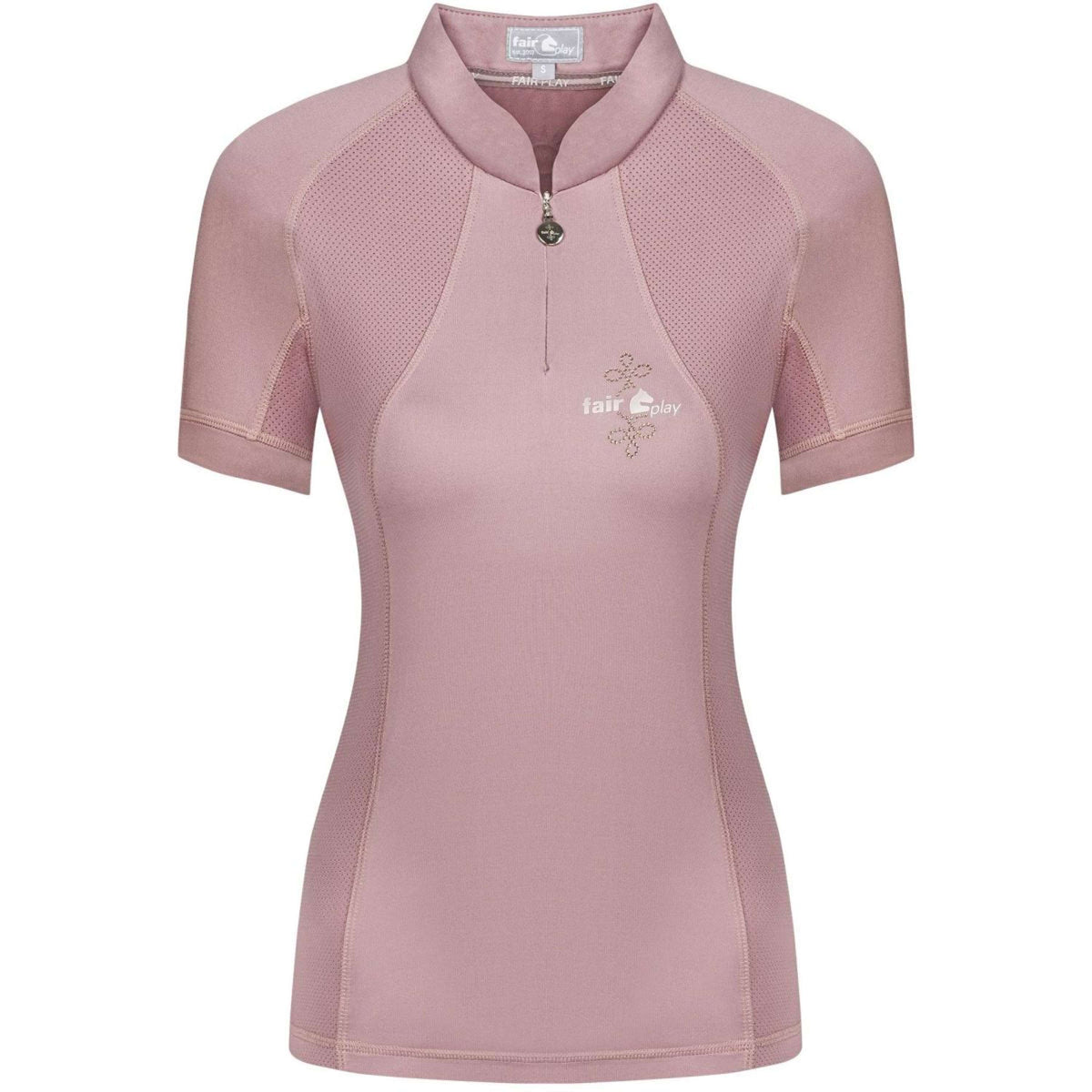 Fair Play Shirt Paula Kurze Ärmel Dusty Pink