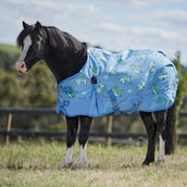 Weatherbeeta Regendecke Saxon 600D Pony Standard Neck Lite Blau