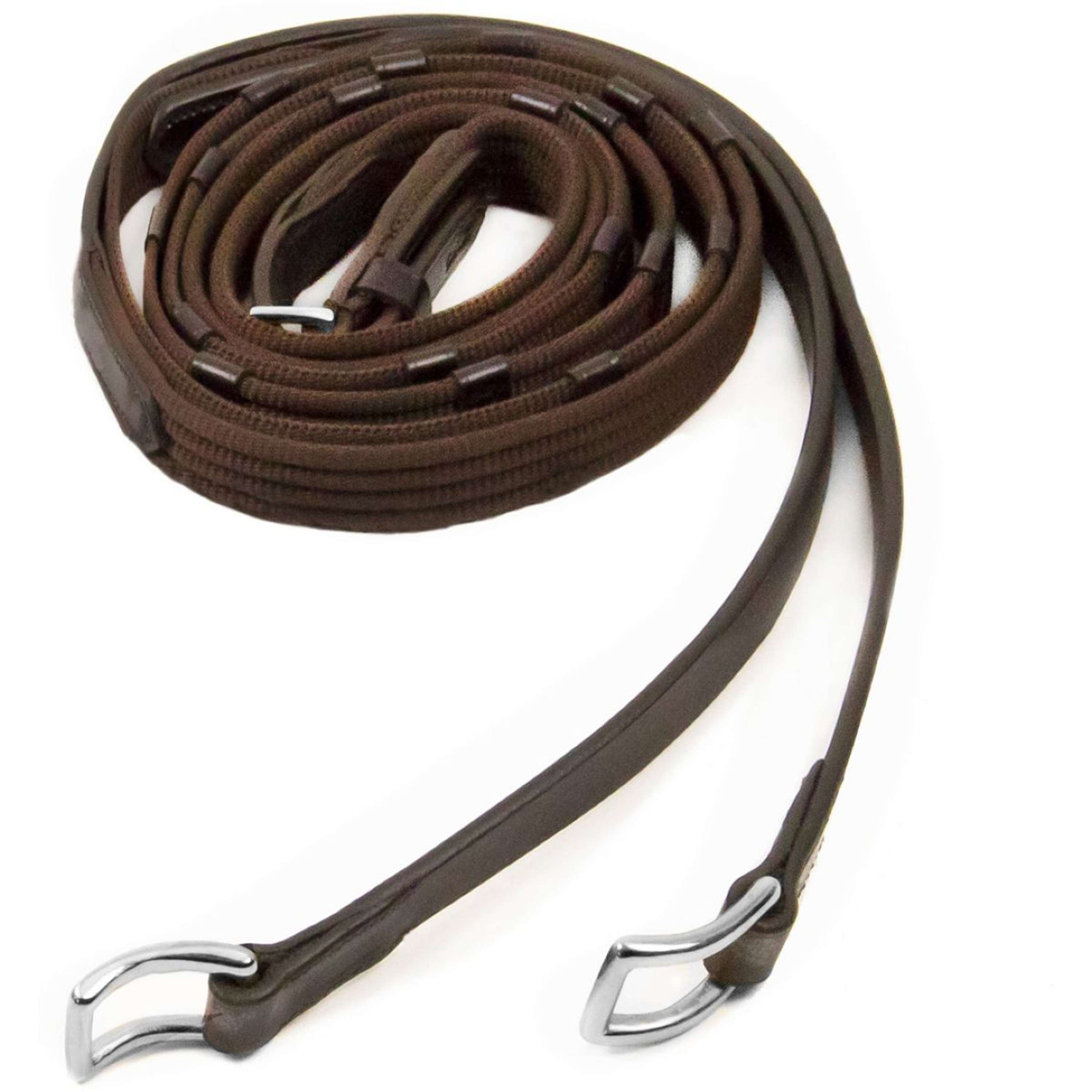 Schockemöhle Zügel Warendorf Dunkelbraun/Silber Schockemöhle Zügel Warendorf Dunkelbraun/Silber