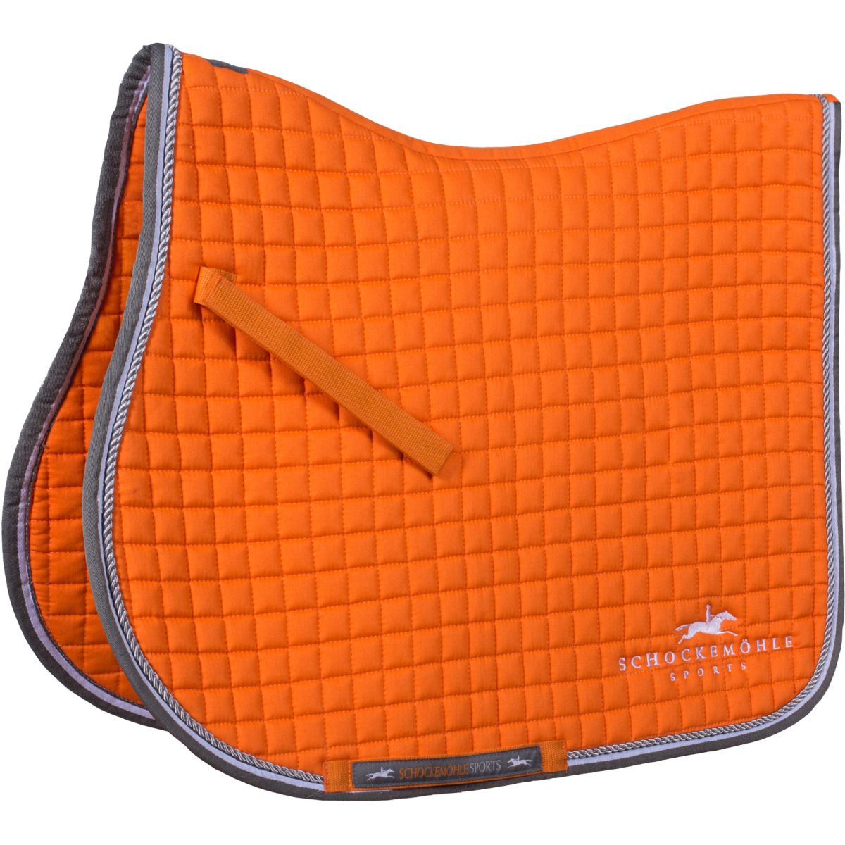 Schockemöhle Schabracke Neo Star Springen Orange/Grau