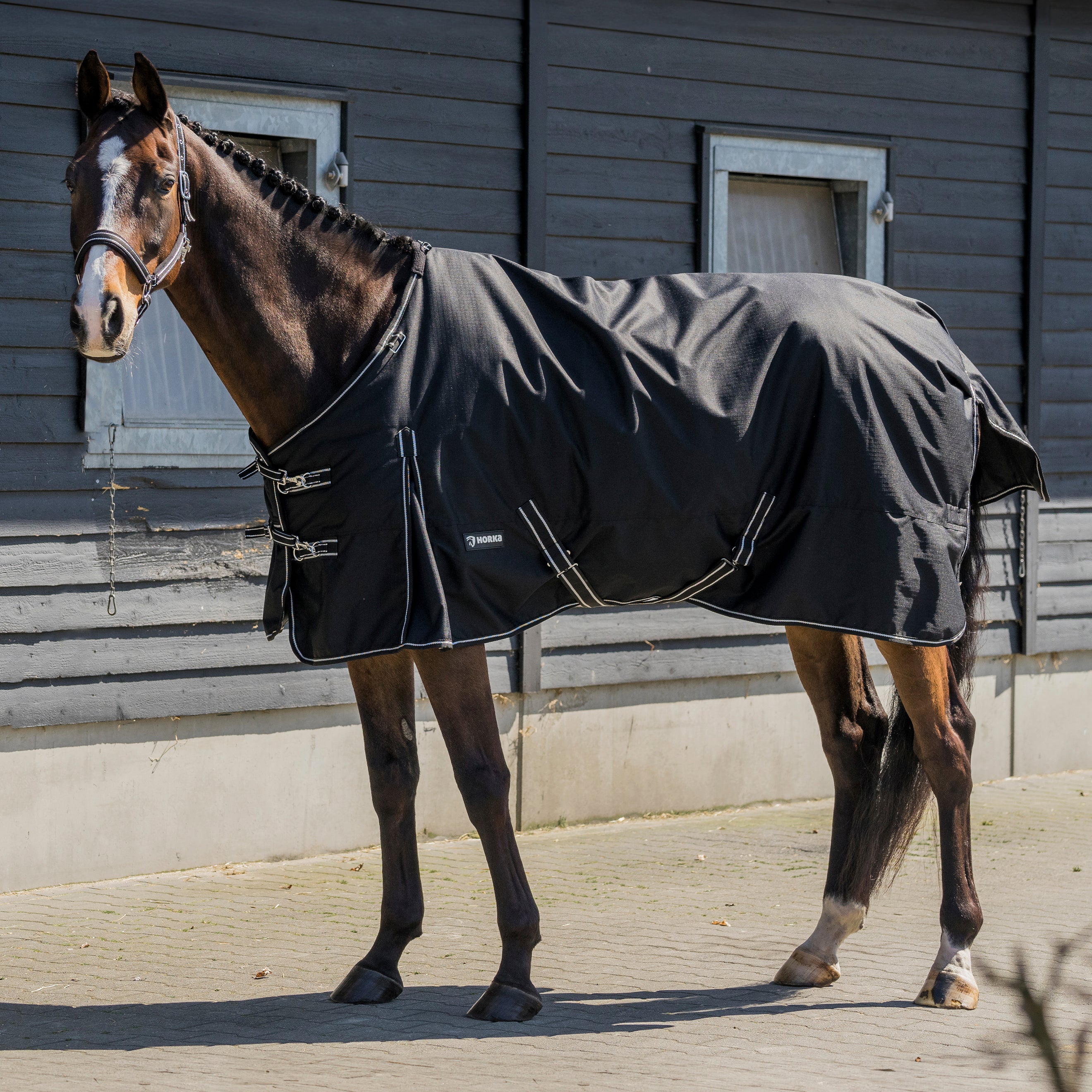 HORKA Outdoordecke Dime 600D 200g Schwarz