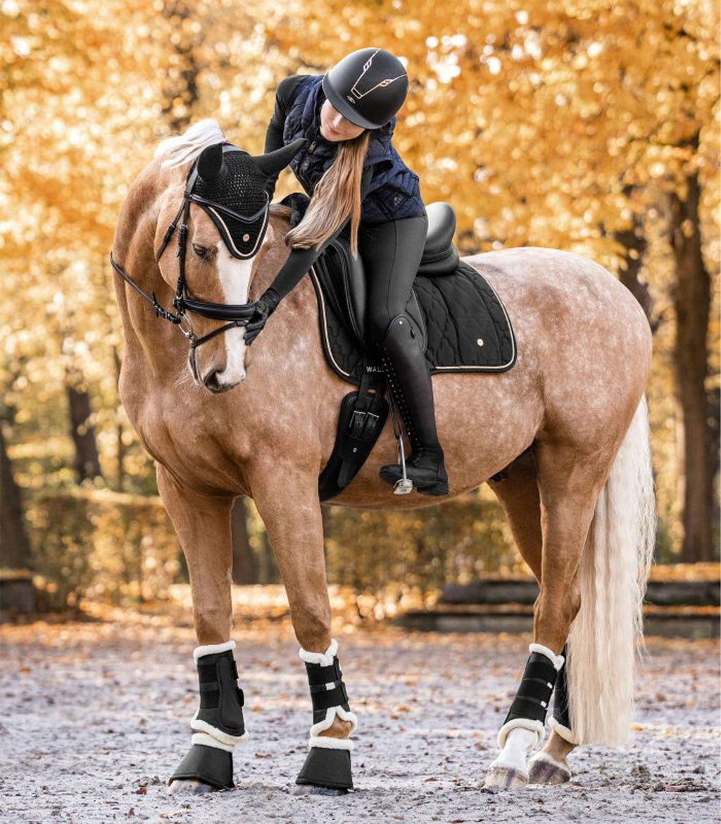 Waldhausen Beinschutz Comfort Schwarz/Natur