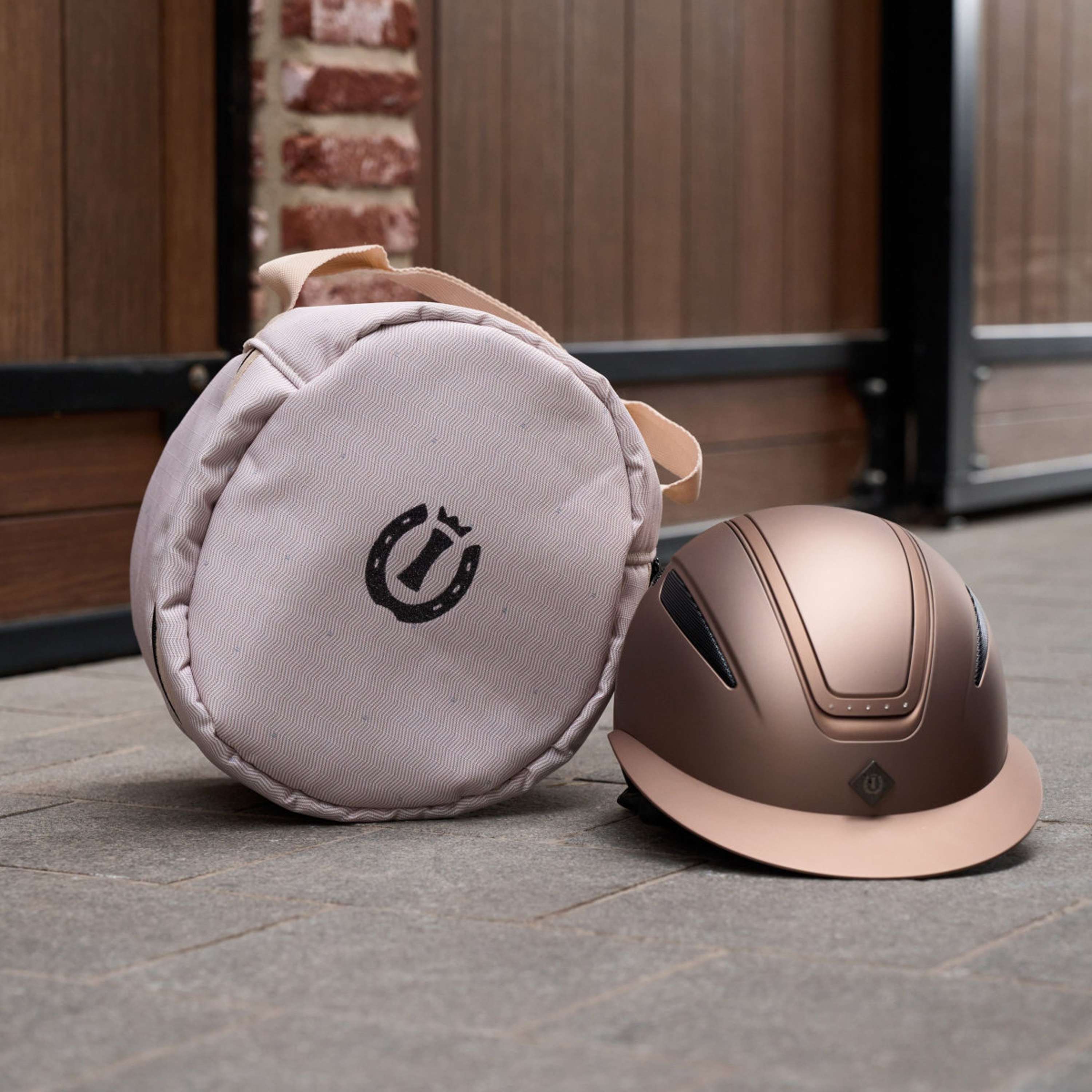 Imperial Riding Reithelm IRHOlania Deluxe Big Visor Taupe