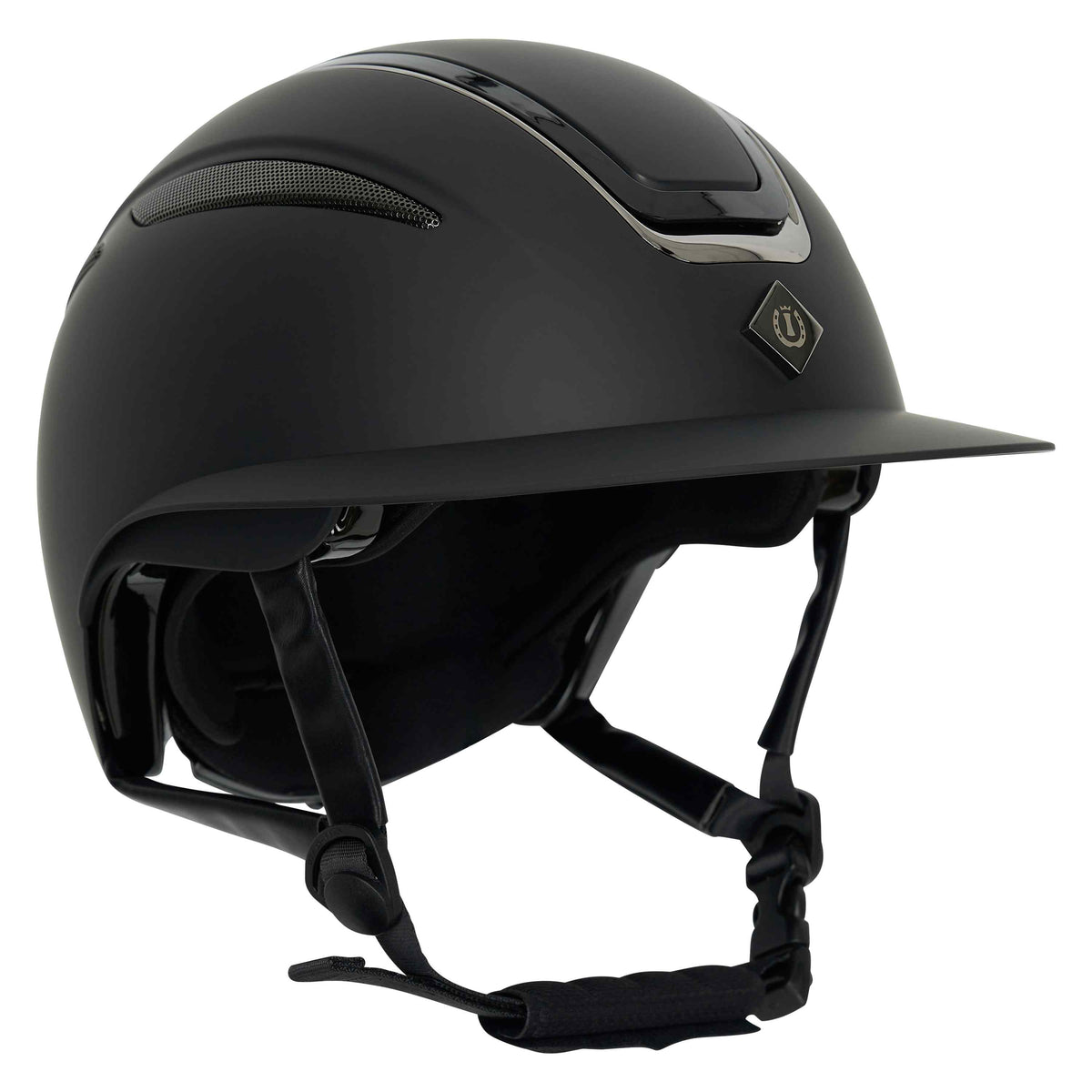Imperial Riding Reithelm IRHOlania Deluxe Big Visor Schwarz