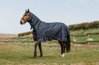 EQUITHÈME Halsstück Anatomic Aisance 1200D 0g Marineblau