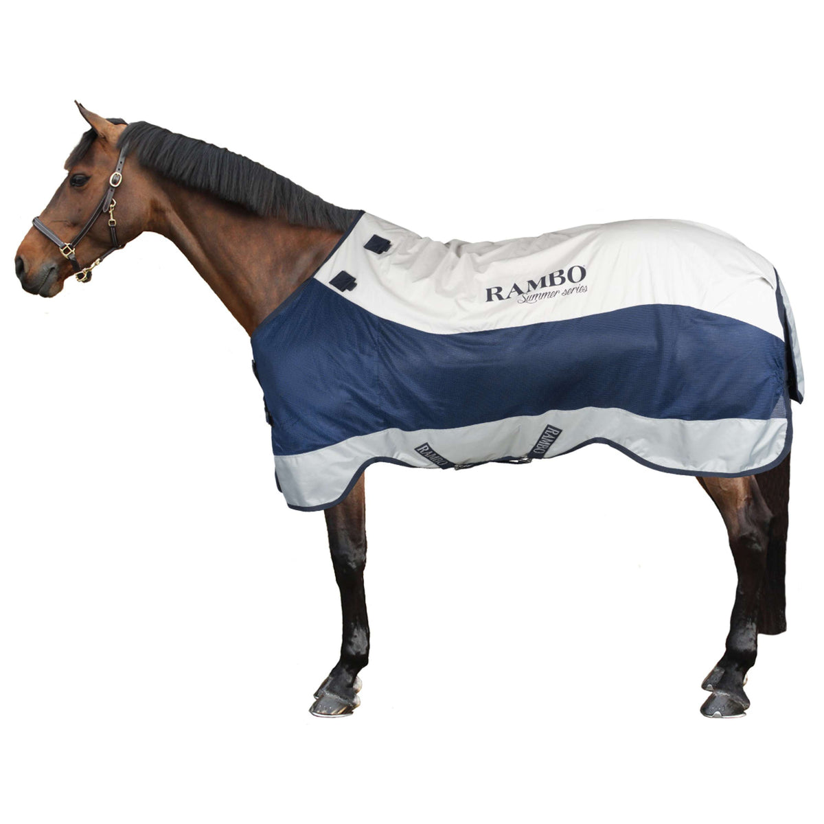 Rambo Summer Series Turnout 0g Navy/Grau