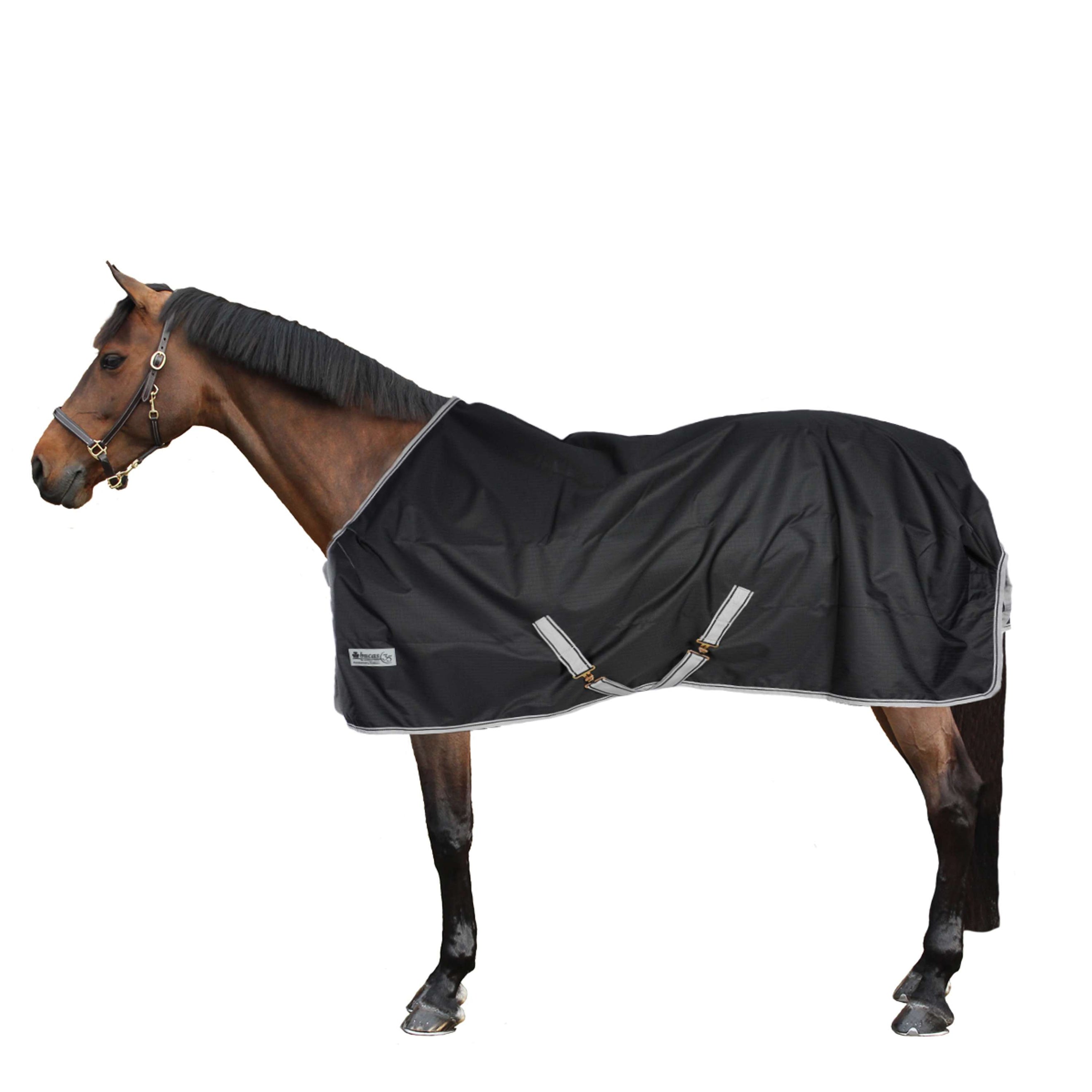 Bucas Anniversary Turnout Light Stay-Dry 0g Black/Silver Bucas Anniversary Turnout Light Stay-Dry 0g Black/Silver