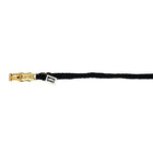 Eskadron Führstrick Classic Messing Panikhaken Schwarz