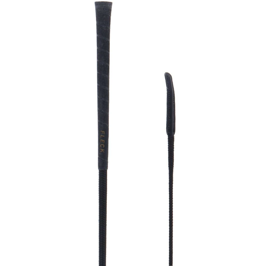 Fleck Dressurgerte Fleck Leder Top Schwarz