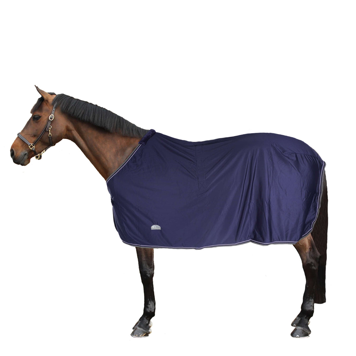 EQUITHÈME Abschwitzdecke Microfleece Navy