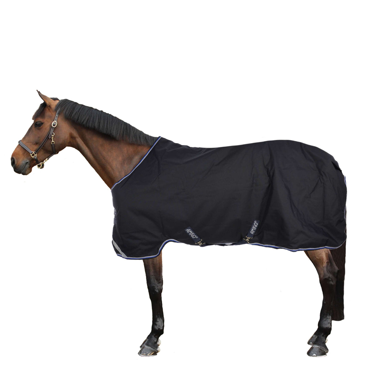 Amigo Turnout Medium Bravo 12 250g Navy/Blue/Strong Blue/Black