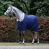 Weatherbeeta Medium Stable Rug Comfitec Deluxe Diamond Quilt Standard Neck 220g Navy