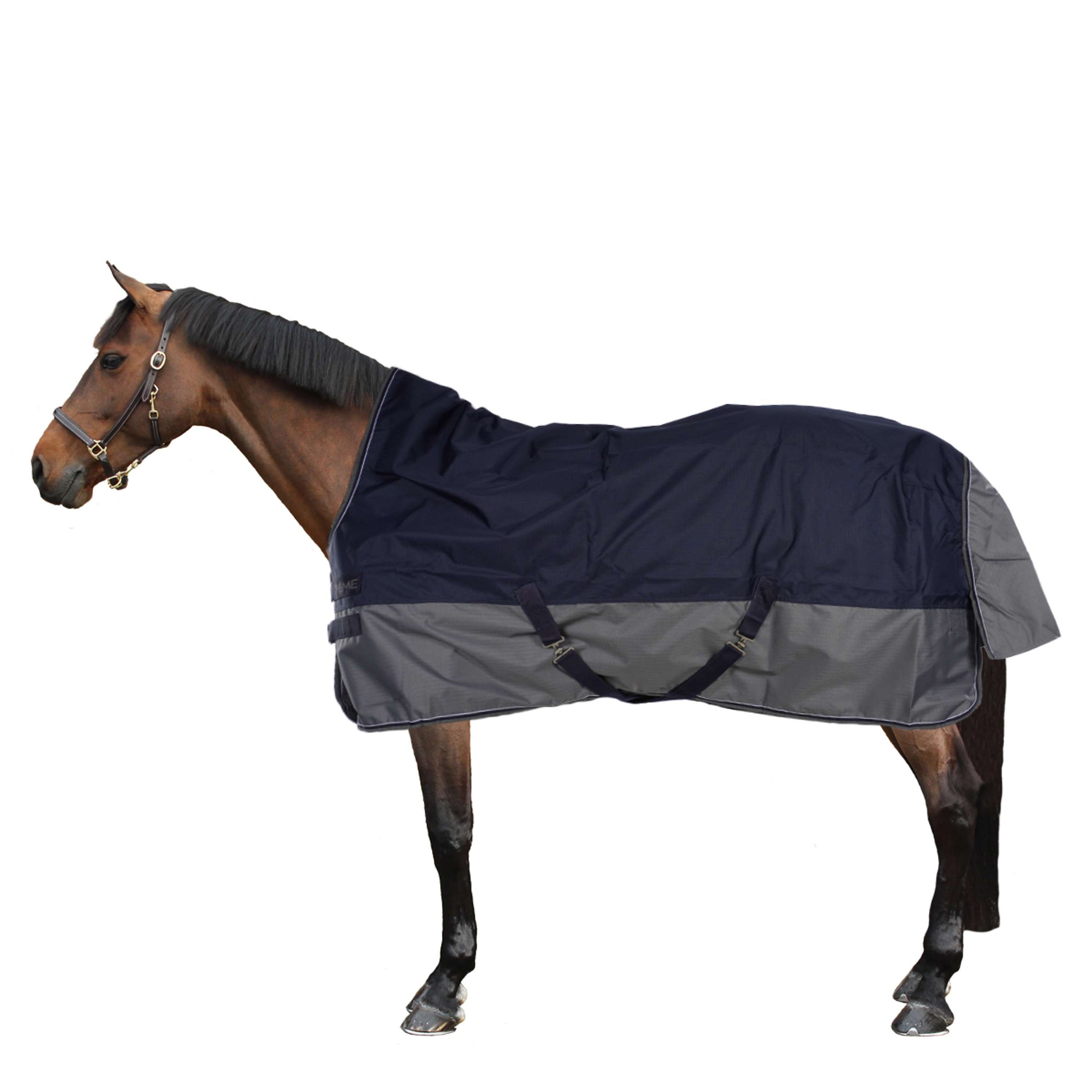 EQUITHÈME Tyrex High Neck 600D 150g Navy/Grau Dots EQUITHÈME Tyrex High Neck 600D 150g Navy/Grau Dots